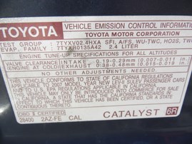 2007 TOYOTA CAMRY LE BLUE 2.4L AT Z18206